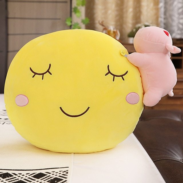 Moon Star Pillow Cute Super Cute Plush Toy