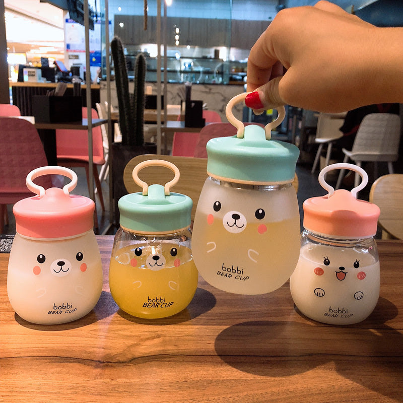 Portable super cute water cup