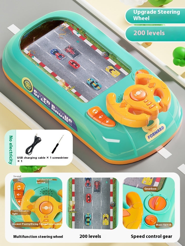 Children's Driving Simulation Toys Puzzle Electric Desktop Game Console