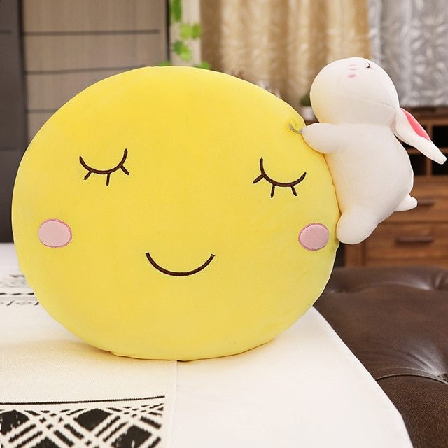 Moon Star Pillow Cute Super Cute Plush Toy