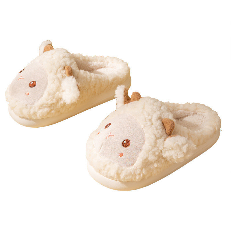 Cute Cartoon Home Cotton Slippers